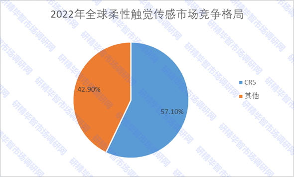 2022年全球柔性觸覺傳感器市場競爭格局