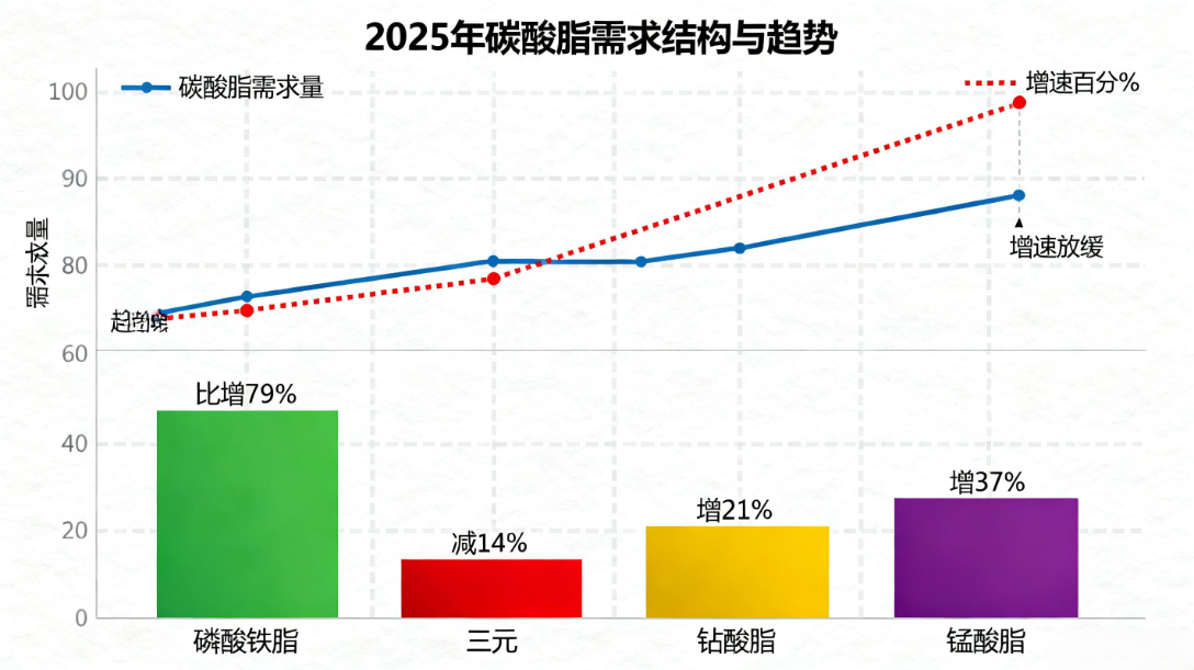 碳酸鋰市場需求端 碳酸鋰市場需求端