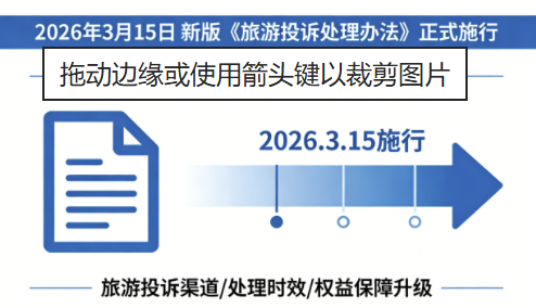 3月15日起施行〈旅游投訴處理辦法〉新增指定管轄機(jī)制壓縮處理時限 3月15日起施行〈旅游投訴處理辦法〉新增指定管轄機(jī)制壓縮處理時限