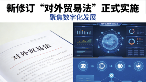 新《對外貿(mào)易法》落地：電子單證降本35%數(shù)字互認破解跨境貿(mào)易信任難題