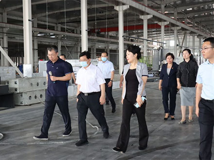 洛陽市長徐衣顯一行蒞臨鴻元軸承新廠項(xiàng)目建設(shè)現(xiàn)場考察